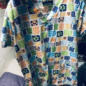 Scrub tops most medium one small